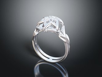 Ring Women's Ring Wedding Ring 3d model