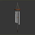 Modern wind chime decorations 3d model