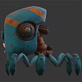 Industrial LOFT robot spider robot spider robot 3d model