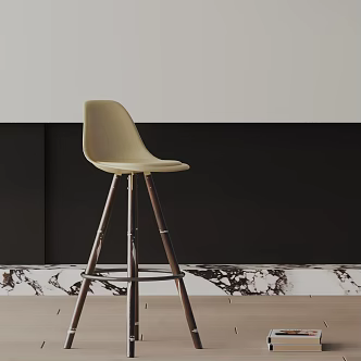 Modern Bar Chair 3d model