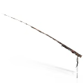 Lightweight Durable Fishing Rod With Comfortable Handle For Outdoor Recreational Fishing