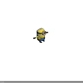 Adorable Minion Doll Featuring Yellow Body Blue Overalls Big Eye Gray Goggles And Black Gloves