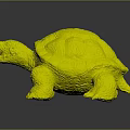 White Textured Turtle Sculpture As Unique Decorative Furniture Accent Piece