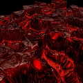 lava ground lava volcano active volcano mountain karst landform 3d model