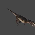 Realistic Tyrannosaurus Rex Dinosaur 3D Model With Open Mouth Design