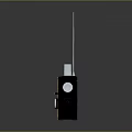 Vintage Classic Radio Receiver With Telescopic Antenna And Retro Design Features