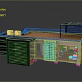 Modern Single Family House With Solar Panels Yellow Lattice And Roof Terrace