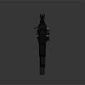 Modern Tactical Rifle With Top Rail Magazine And Sleek Black Design