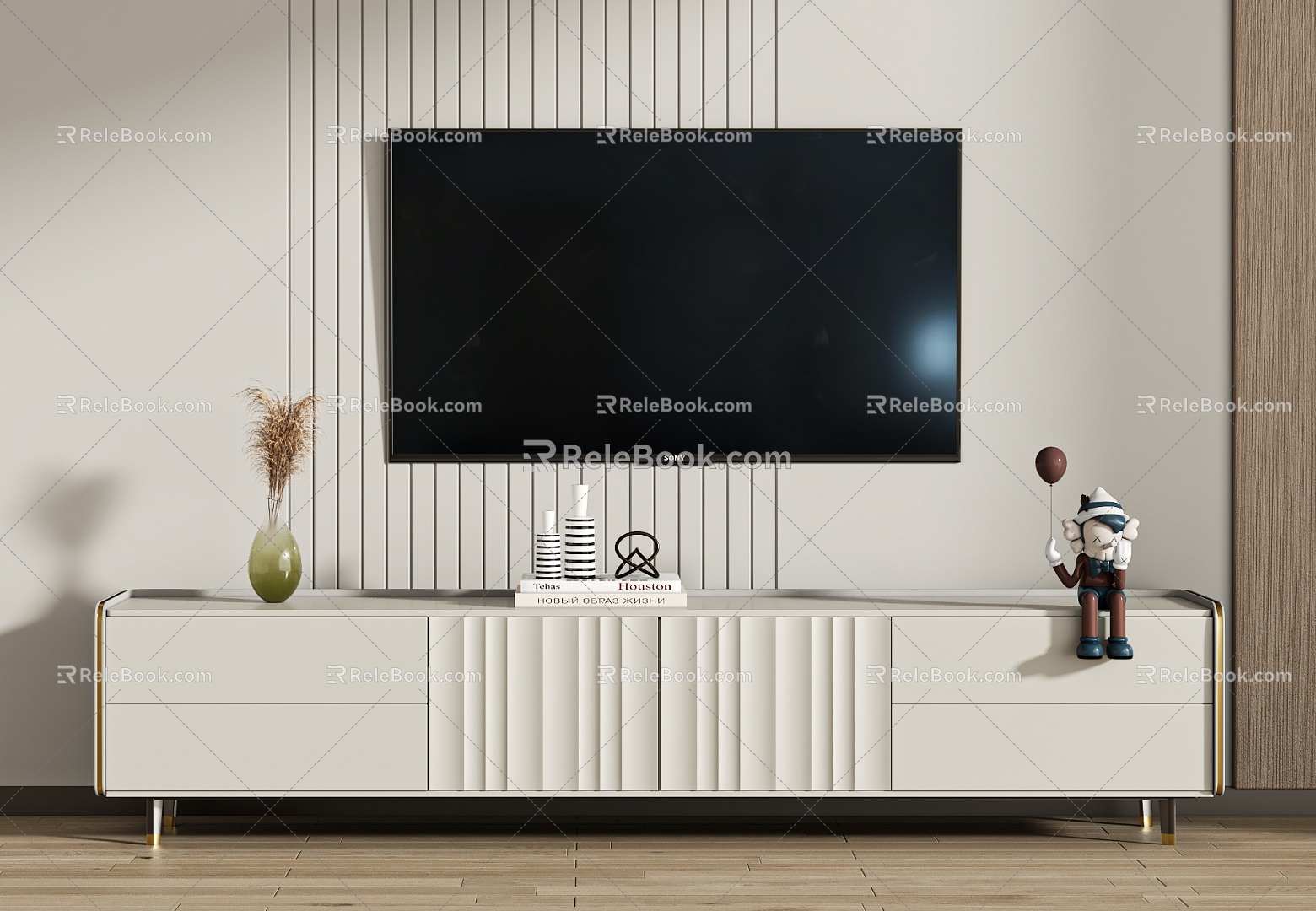 Minotti TV cabinet 3d model