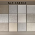 Wall Panels with Different Microcement Textured And Art Paint Design Options