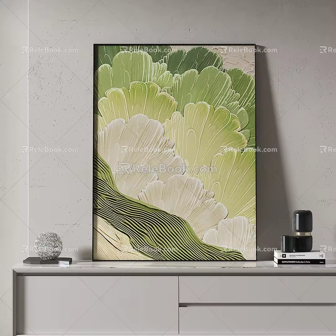 Simple Texture Decorative Painting 3d model