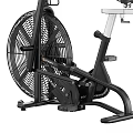 Durable Air Resistance Exercise Bike And Fitness Equipment With Fan Structure And Adjustable Seat