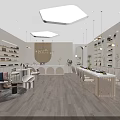 Modern Beauty and Hair Salon Interior With Comfortable Seats and Product Displays