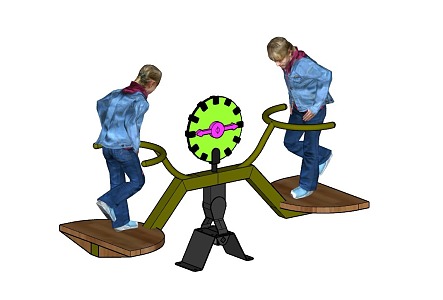 Seesaw 3d model