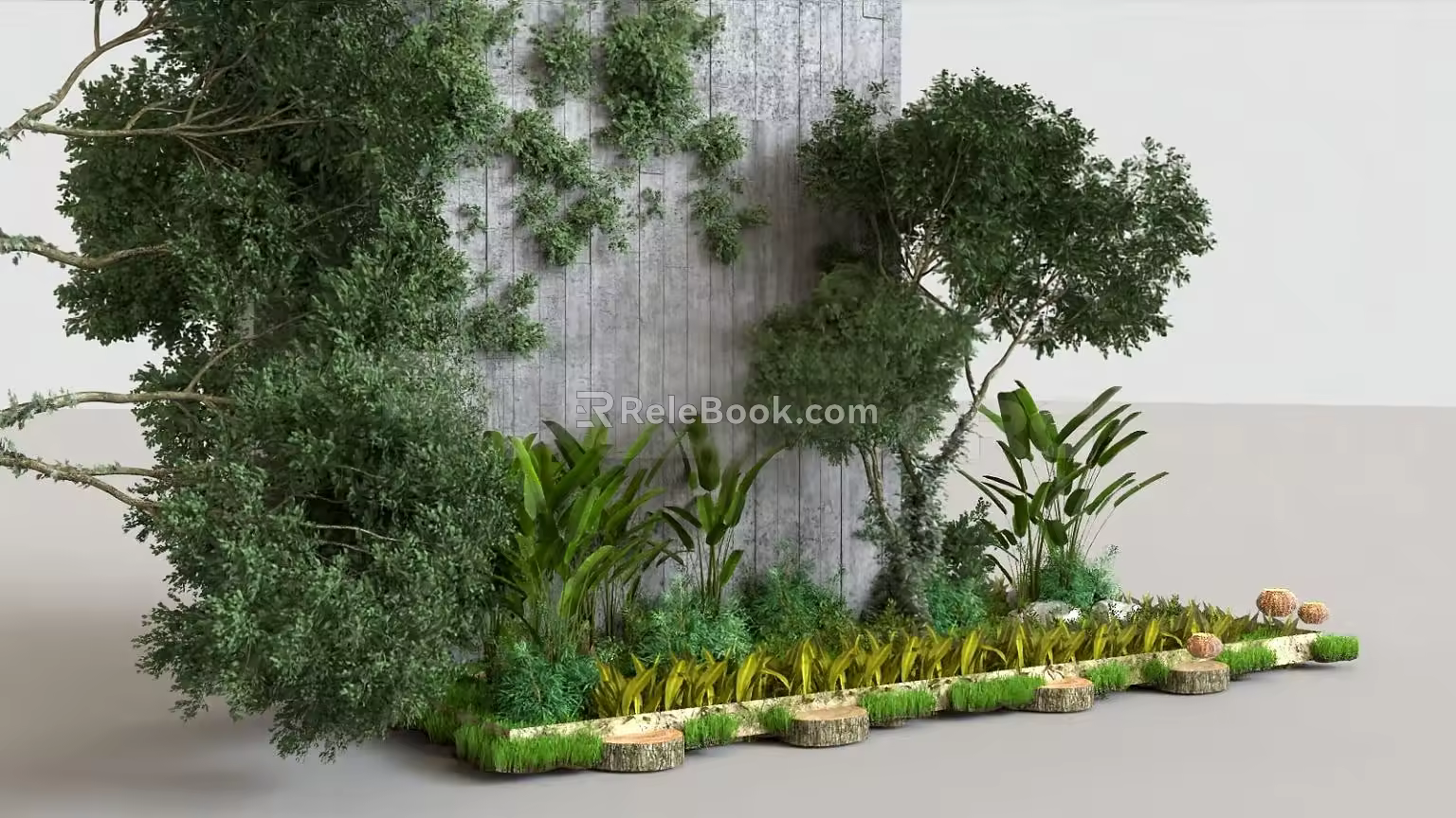 Tree Greening Tree Sump Gardens 3d model