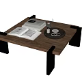 Middle Ancient Style Coffee Table 3d model