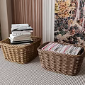 Wind Book Compilation Basket Combination 3d model