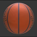 Orange Basketballs With Black Stripes Spalding And NBA Logos On Reflective Surface