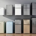 Refrigerators Freezers Multiple Models Various Colors Different Styles Home Appliances