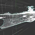 Advanced Warship Weapon System Featuring Turrets Missile Launchers And 3D Model Design