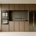 Modern Entryway Cabinet And Side Cabinet With Natural Wood And Storage Design