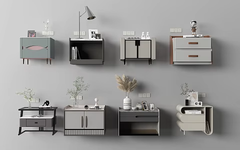 Bedside table 3d model