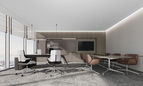 Modern General Manager Office 3d model