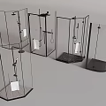 Contemporary Shower Enclosure Designs Featuring Glass Panels And Showerheads In Various Styles