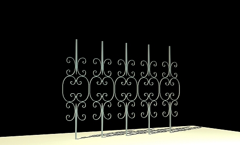 Railing 001 3d model