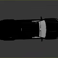 Black Pickup Truck With Cab Cargo Bed Silver Rims On Gray Background With Reflection