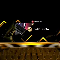 Motorola Hello Moto Event Stage With Large Screen And Golden Seats