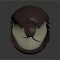Plum Purple Minimalist Hat Design With Ear Flaps And Smooth Texture
