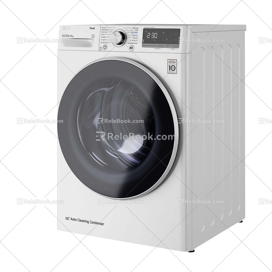 Modern washing machine model