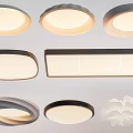 Modern Stylish Ceiling Lights With Various Shapes Round Oval Square And Flower Designs