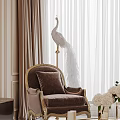 Elegant Modern Living Dining Room Interior With Sofa Coffee Table Pillows And Curtains