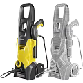Industrial High Pressure Washer Equipment With Yellow Gray Dual Units Design
