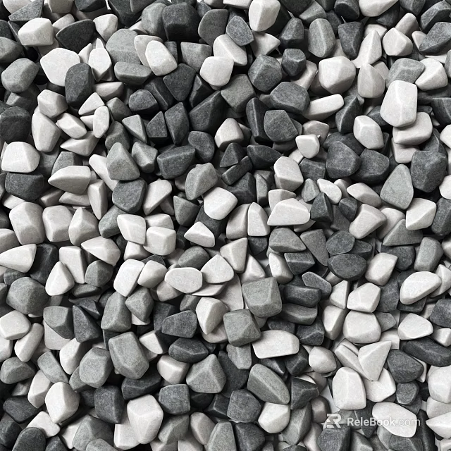 Natural Stone And Wood Materials For Interior Design Projects 3d model