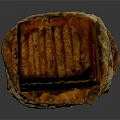 Natural Wooden Decorative Stick With Woven Rope Detail And Smooth Surface