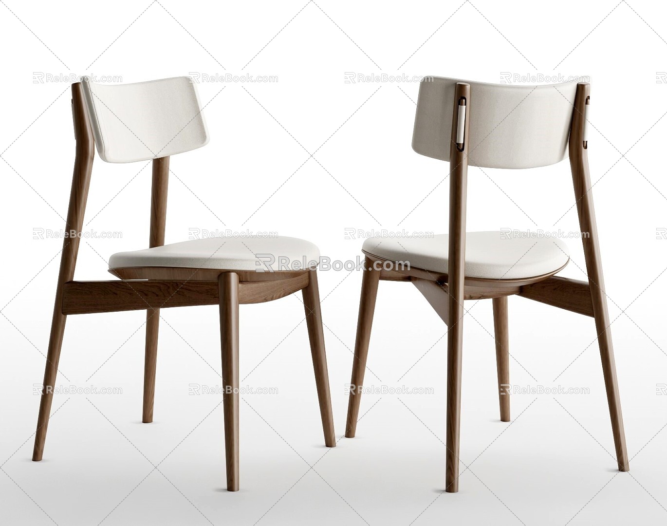 New Chinese Dining Chair 3d model