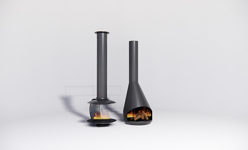 Modern stove 3d model