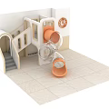 Indoor Playground Equipment For Kids With Slide Stairs And Safe Fun Structure