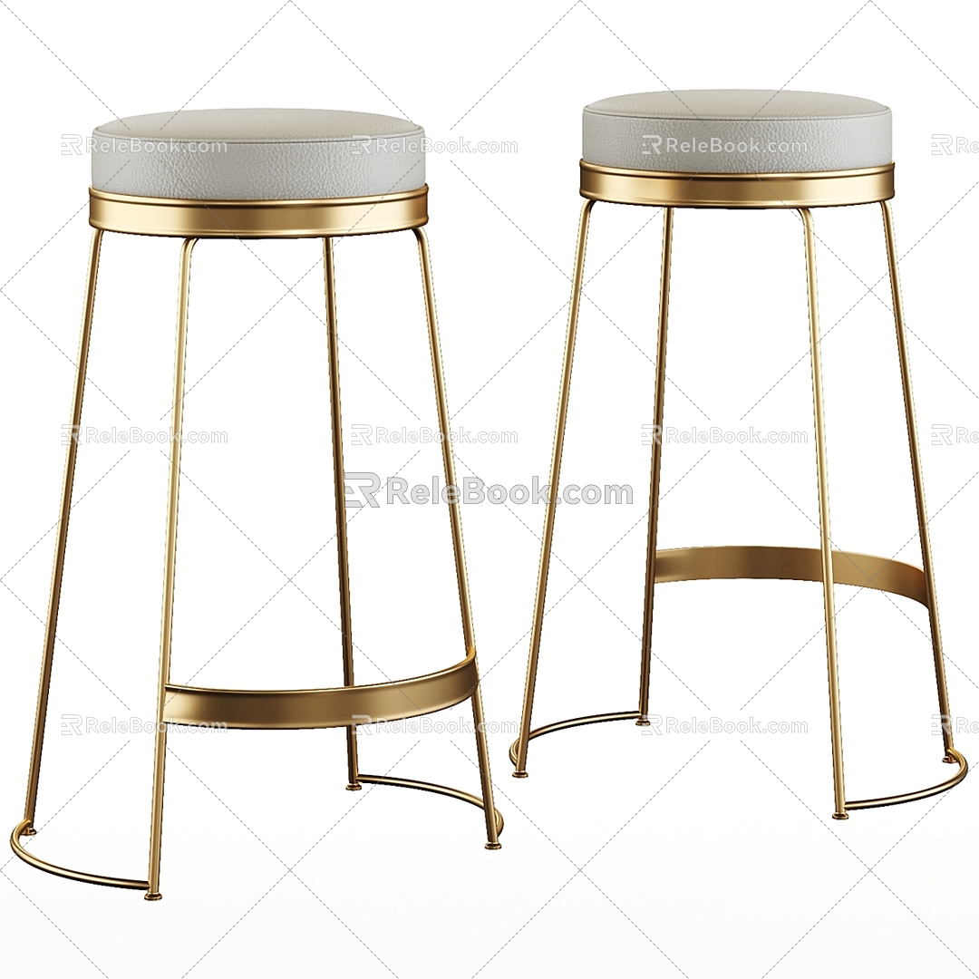 CAZA Ghe Bar Standard Stool 3d model