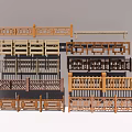 Various Wooden Fence Railings With Different Designs For Garden And Balcony