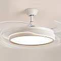 Modern White LED Ceiling Light With Sleek Curved Design And Bright Ambient Lighting