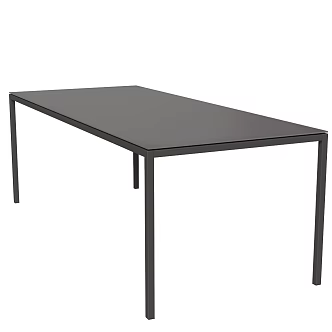 April Modern Minimalist Dining Table Minimalist Table Square Table Minimalist Dining Table 3d model