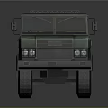 Green Military Truck With Multiple Rocket Launcher And Six Wheels Design