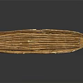 Handcrafted Traditional Wooden Boat With Natural Wood Grain And Decorative Planks