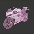 MV Agusta White Sport Motorcycle With Red Rims And Sleek Racing Design
