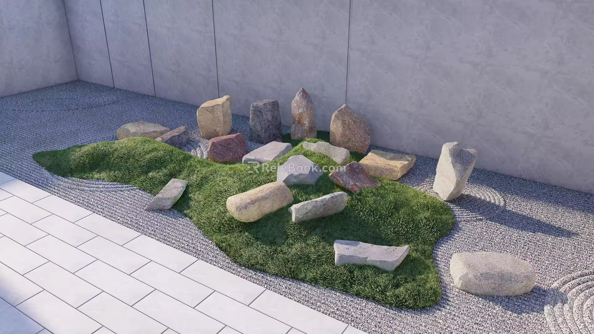 Stone SU model 3d model