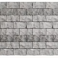 Textured Gray Stone Wall With Patterned Surface For Interior Exterior Decor 3d model
